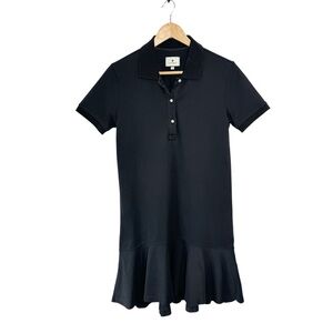Tuckernuck Pique May Polo Dress Size S Faded Black Dark Gray Short Sleeves